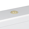 Milan Fluted Autumn Oak & Brushed Brass Bathroom Suite with Bath Panels - Floor Standing Vanity