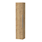 Milan Fluted Autumn Oak Wall Hung Tall Storage Unit