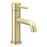 Milan Fluted Brass & Autumn Oak Bathroom Suite with Bath Panels