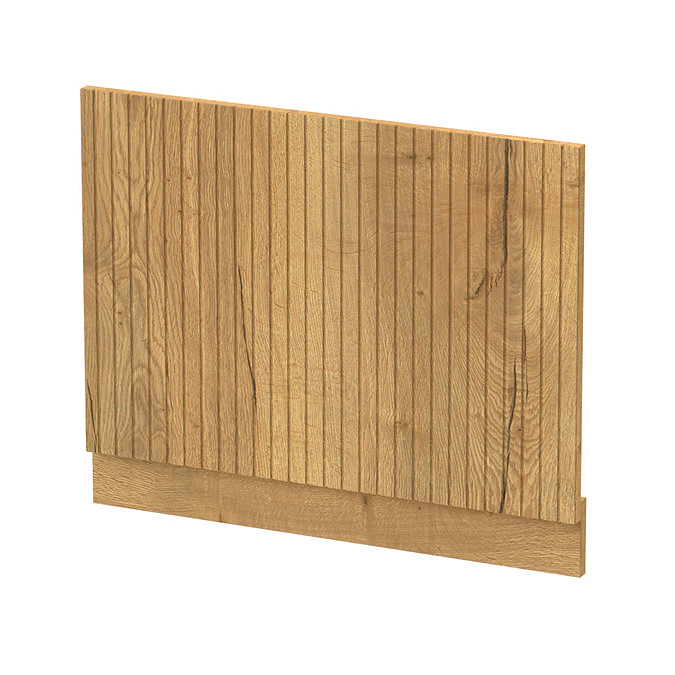 1700x700mm Bath with Oak Panels