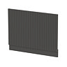 1700x700mm Bath with Black Panels
