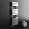 Milan Heated Towel Rail 1213mm x 500mm Chrome Large Image