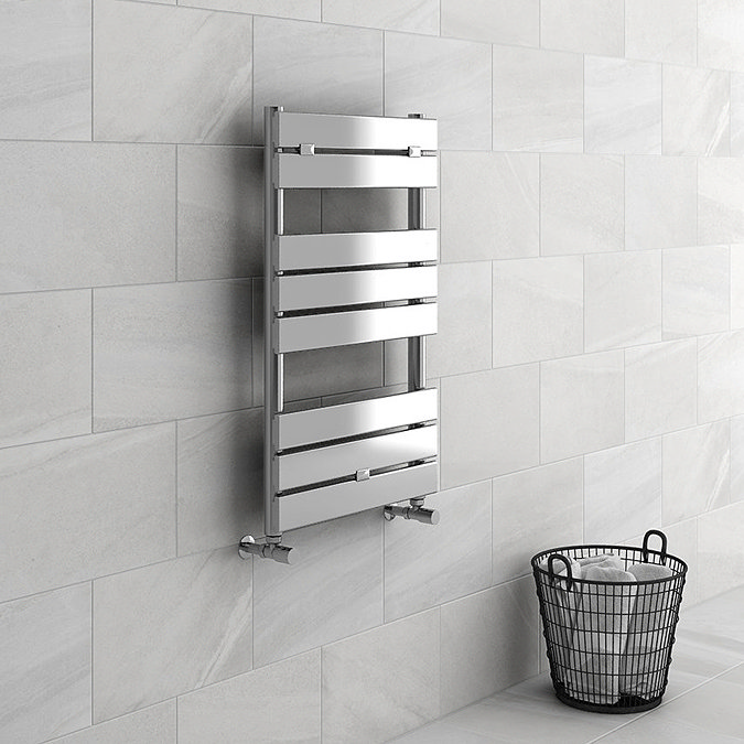 Milan Heated Towel Rail 840mm x 500mm Chrome