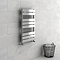 Milan Heated Towel Rail 840mm x 500mm Chrome