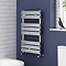 Milan Heated Towel Rail 840mm x 500mm Chrome