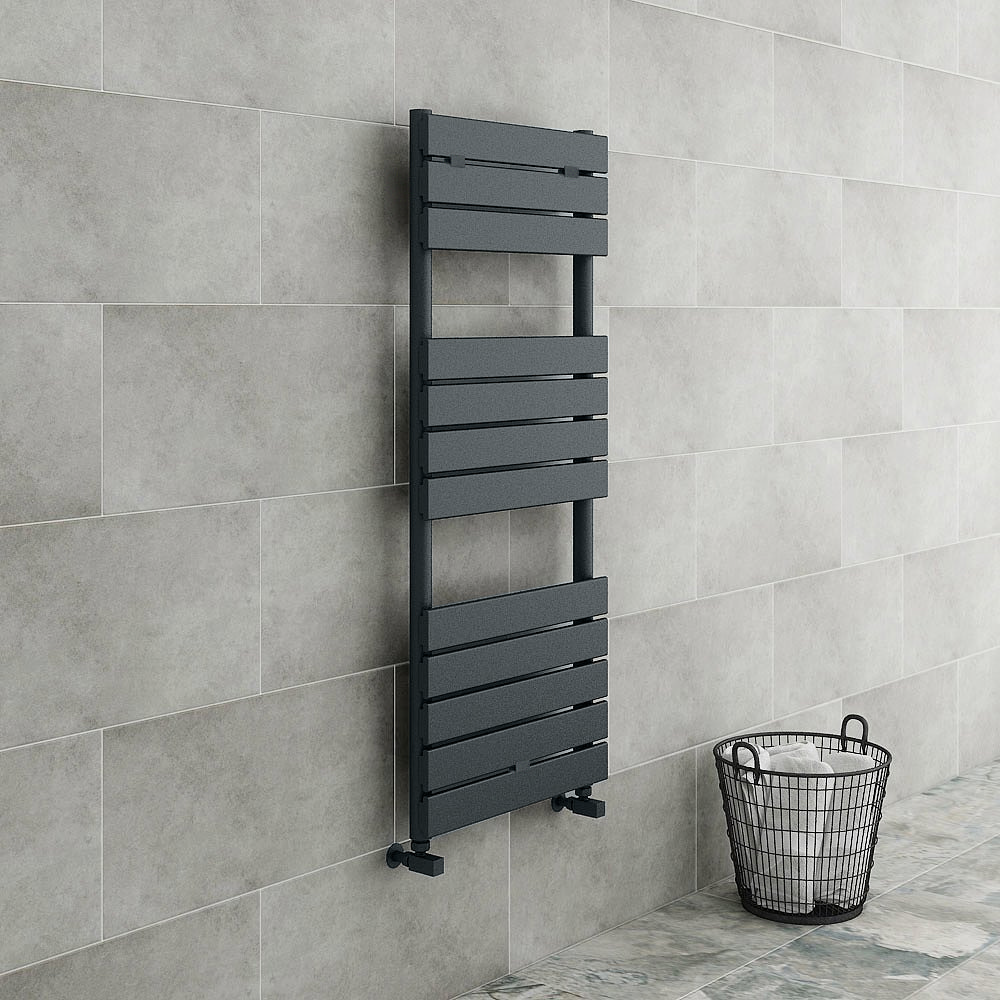 Arezzo anthracite towel online rail