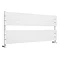 Milan Horizontal Heated Towel Rail - White (534 x 1200mm)  Profile Large Image