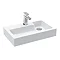 Milan Juno 500 x 305mm Compact Wall Hung Vanity Unit Gloss White  Profile Large Image