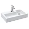 Milan Juno Slim Wall Hung Vanity Unit - Grey Avola - 500 x 300mm Profile Large Image