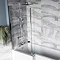 Milan L-Shaped Hinged Bath Screen