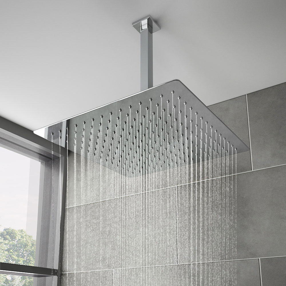 400mm Shower Head - Ultra Thin | Victorian Plumbing