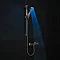 Milan LED Square Thermostatic Bar Valve + Slide Rail Kit Feature Large Image