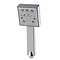 Milan LED Square Thermostatic Bar Valve + Slide Rail Kit In Bathroom Large Image