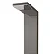Milan Shower Tower Panel - Dark Chrome (Thermostatic) Feature Large Image