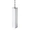 Milan Modern Chrome Light Pull with Ball Link Chain Large Image