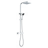 Milan Modern LED Thermostatic Shower Chrome