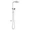 Milan Modern LED Thermostatic Shower Chrome