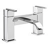 Milan Modern Mono Basin Mixer and Bath Filler in Chrome