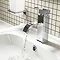 Milan Modern Mono Basin Mixer and Bath Filler - Chrome  Feature Large Image