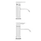 Milan Modern Mono Basin Mixer and Bath Filler - Chrome  In Bathroom Large Image