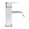 Milan Modern Mono Basin Mixer Tap with Waste - Chrome  Standard Large Image