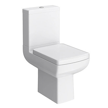 Milan Modern Short Projection Toilet with Soft Close Seat Profile Large Image