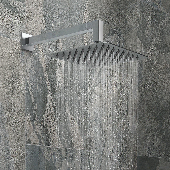 Milan Modern Shower Package (Fixed Shower Head + Overflow Bath Filler)  Newest Large Image