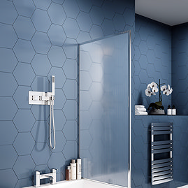 Milan Modern Square Concealed Shower Valve with Handset