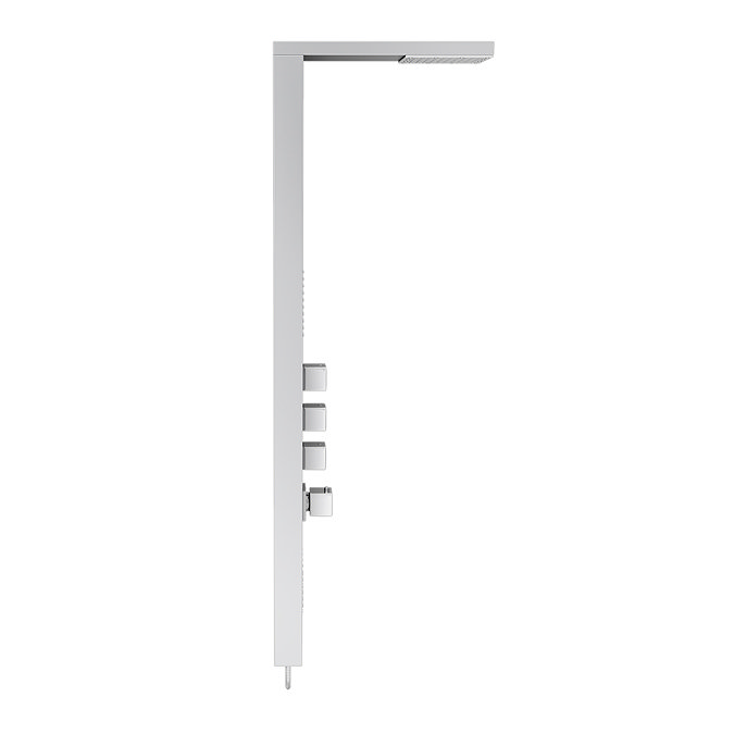 Milan Modern Stainless Steel Tower Shower Panel (Thermostatic)  additional Large Image