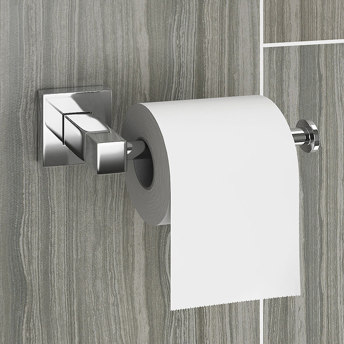 Milan Modern Toilet Roll Holder  Profile Large Image