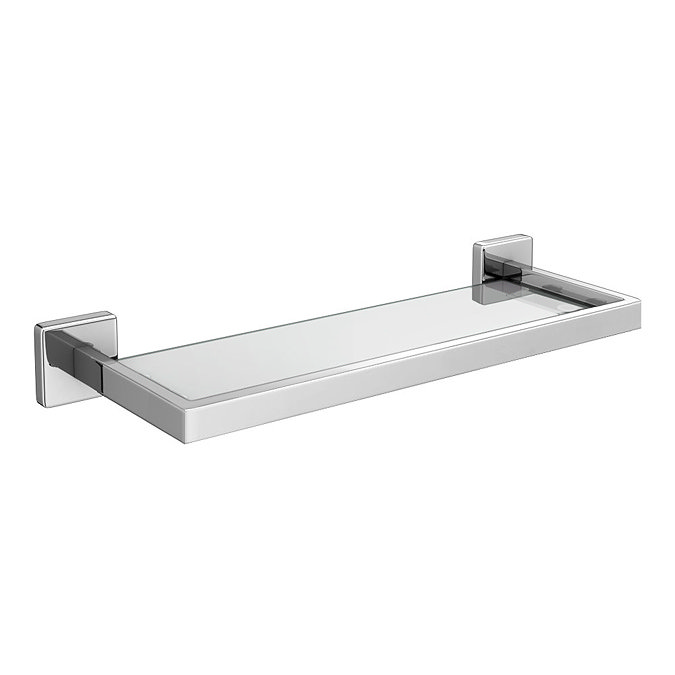 Milan Modern Wall Mounted Glass Shelf  Profile Large Image