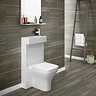 Milan Polymarble Combined Two-In-One Wash Basin + Toilet Large Image