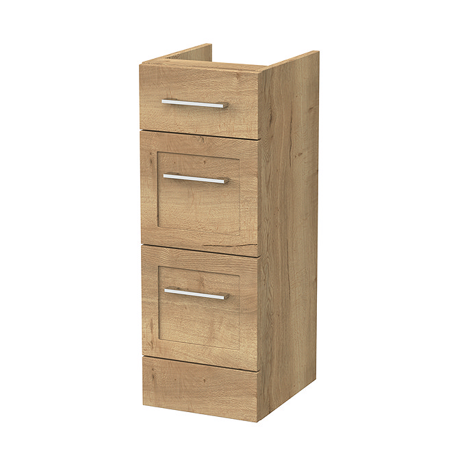 Milan Shaker 300mm 3-Drawer Unit - Autumn Oak