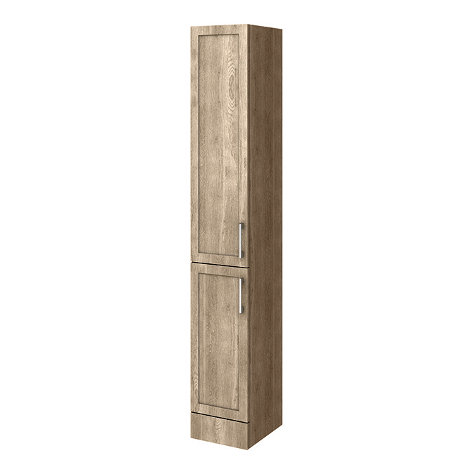 Milan Shaker 300mm Floorstanding Tallboy Unit - Autumn Oak