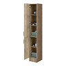 Milan Shaker 300mm Floorstanding Tallboy Unit - Autumn Oak