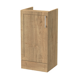 Milan Shaker 400mm Single Door Base Unit - Autumn Oak