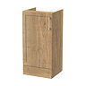 Milan Shaker 400mm Single Door Base Unit - Autumn Oak