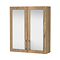 Milan Shaker 600mm Mirror Cabinet - Autumn Oak