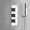 Milan Shower Bath + Concealed 2 Outlet Shower Pack (1700 L Shaped with Screen + Panel)