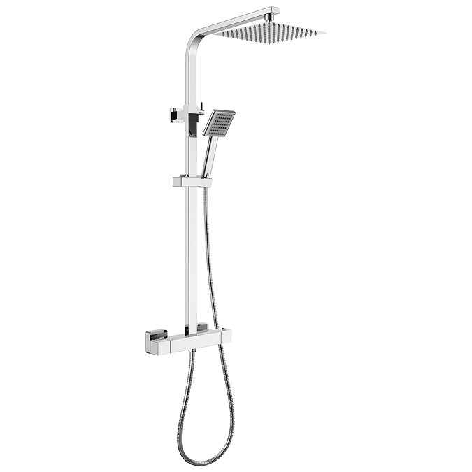 Milan Shower Bath + Exposed Shower Pack (1700 L Shaped with Screen + Panel) 