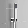 Milan Shower Package (Rainfall Ceiling Mounted Head, Handset + Waterfall Bath Spout)  In Bathroom La