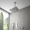 Milan Shower Package (Rainfall Ceiling Mounted Head, Handset + Waterfall Bath Spout) Chrome