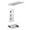 Milan Shower Package - Chrome Rainfall/Waterfall Shower Head & Bath Spout