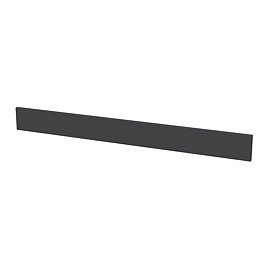 Milan Soft Black Continuous Plinth - 1250mm