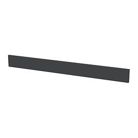 Milan Soft Black Continuous Plinth - 1250mm