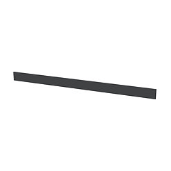 Milan Soft Black Continuous Plinth - 2000mm