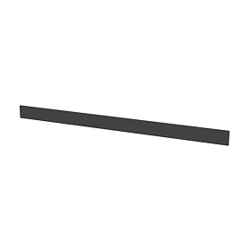 Milan Soft Black Continuous Plinth - 2000mm