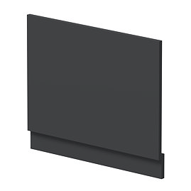 Milan Soft Black End Bath Panel - 700mm