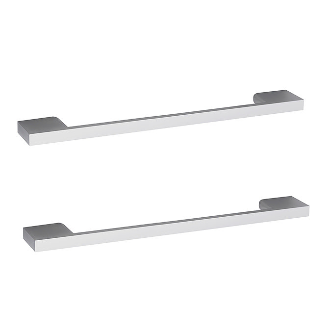 Milan Soft Black 800mm Wall Hung 2-Drawer Countertop Vanity Unit