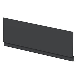 Milan Soft Black Front Bath Panel - 1700mm